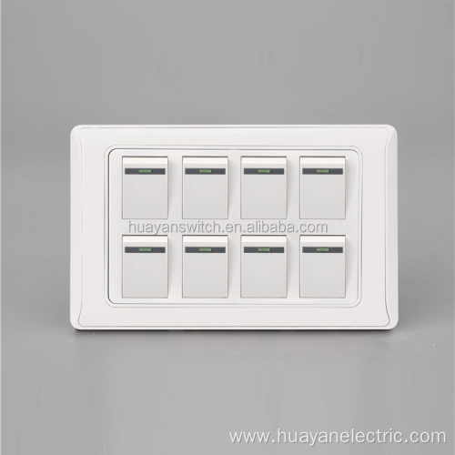 White series high-power wall switch electrical switches